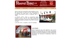 Desktop Screenshot of nouvel-hotel-lons.fr